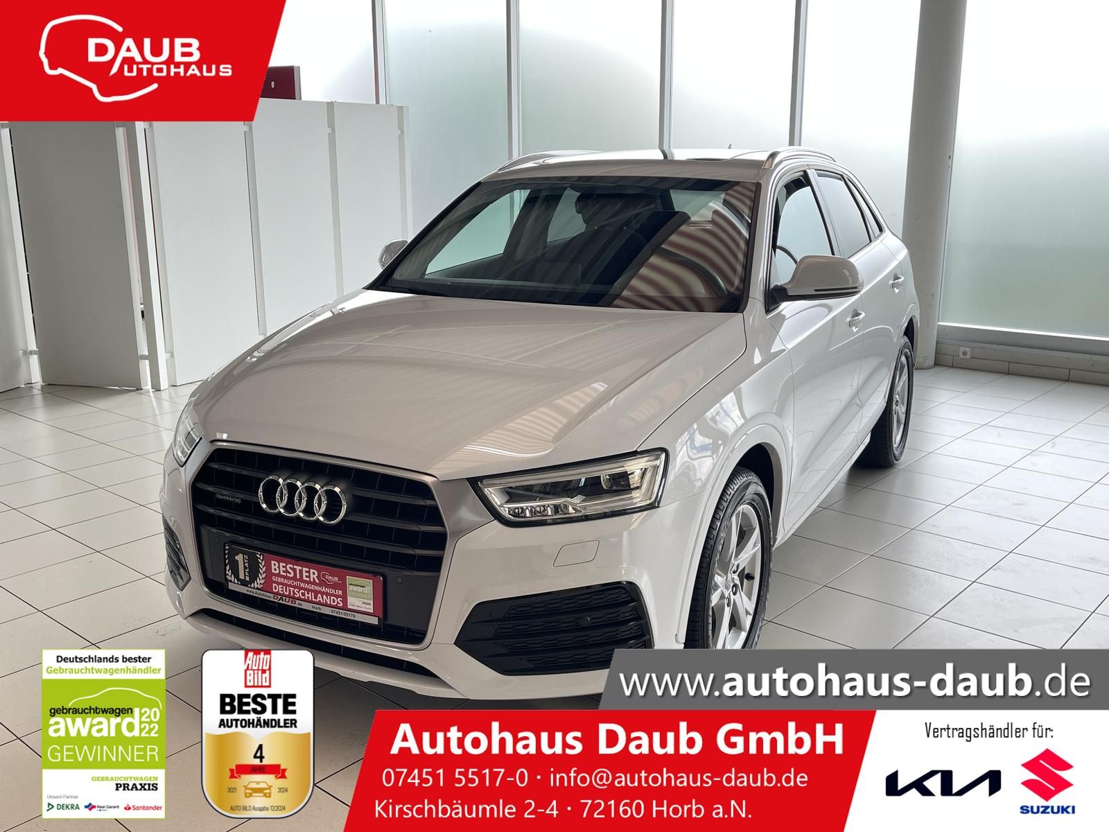 AUDI Q3 2.0 TFSI quattro Sport+DSG+Navi+LED+Pano+AHK+