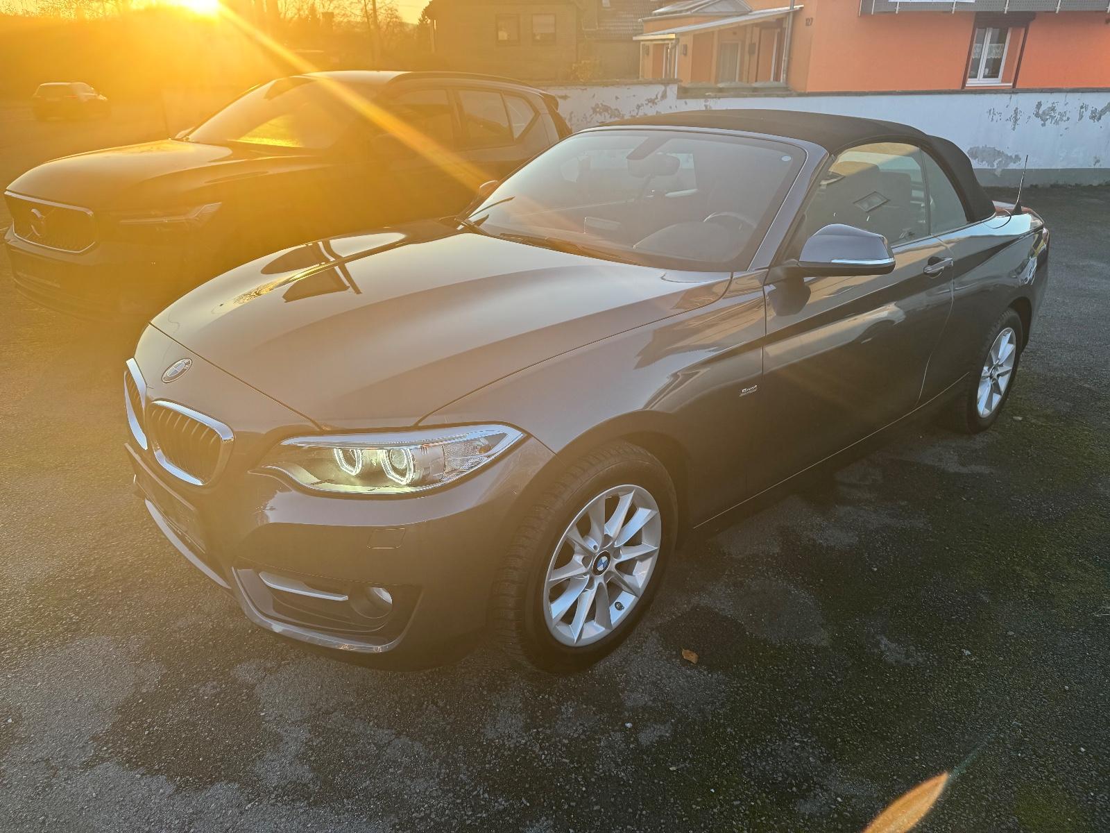 BMW 218 2 CabrioD. Sport Line,1.Hd.,Voll,TopZu.