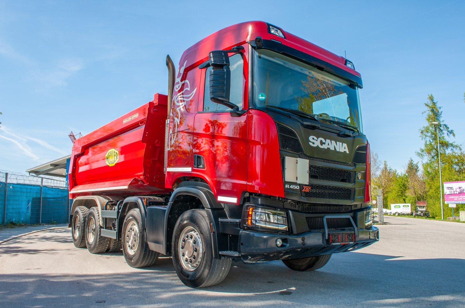 Scania R450 XT 8x4 Meiller Hinterkipper