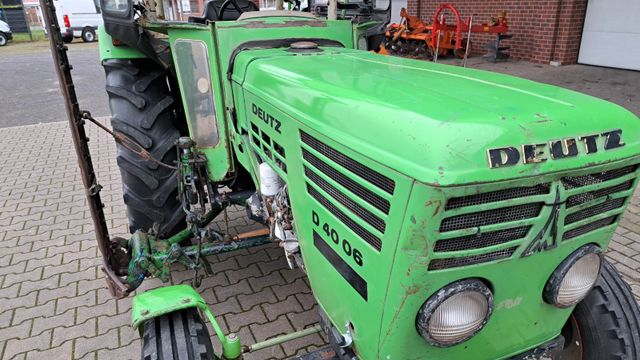 Deutz-Fahr 4006 Oldtimer BJ 1972 Mähbalken 26 km/h