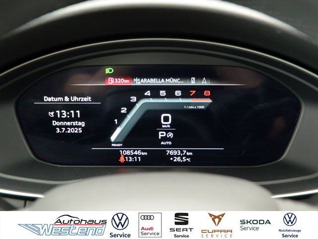 Fahrzeugabbildung Audi A4 Allroad 45 TFSI 195kW qu. AHK MatrixLED Navi