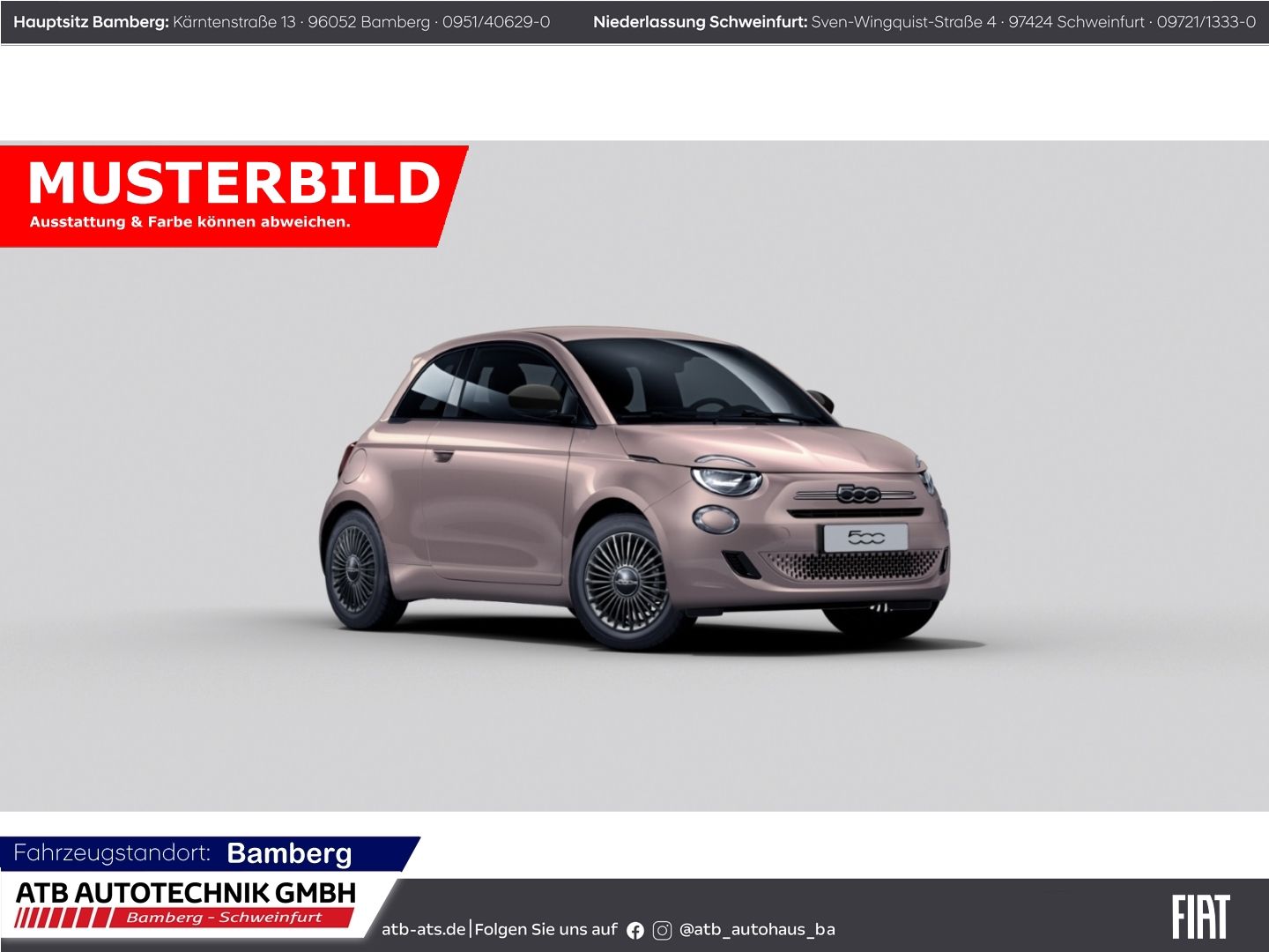 Fahrzeugabbildung Fiat 500 Hybrid Limousine ICON,K-Paket, Rückfahrka.,S