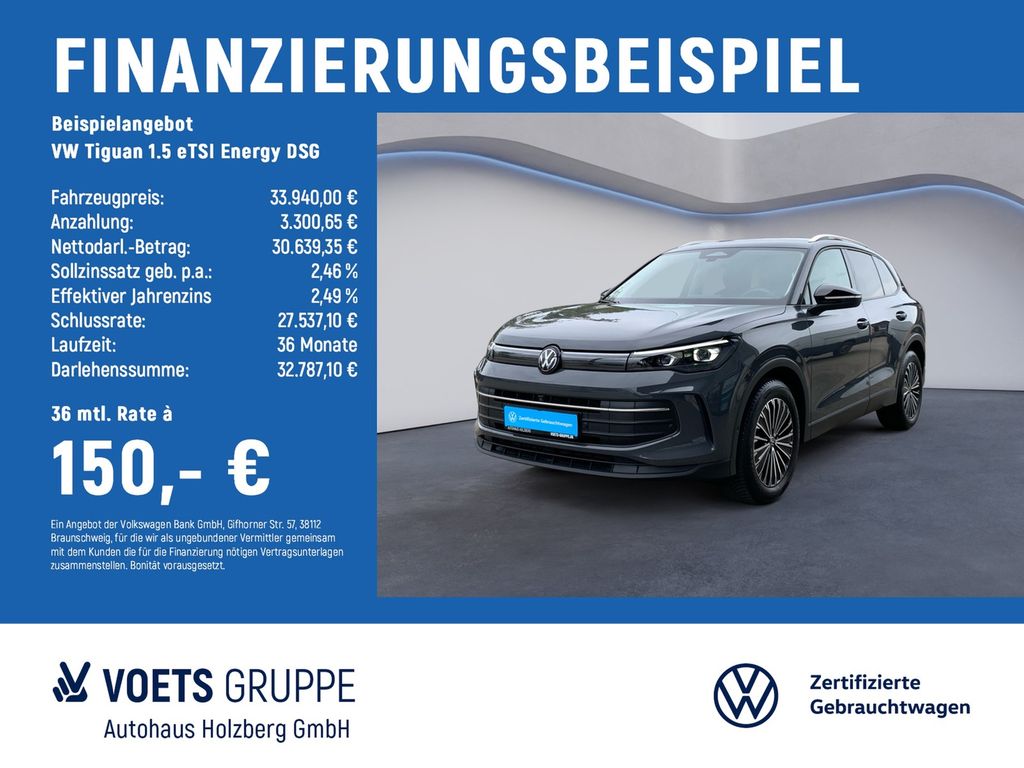 Tiguan 1.5 eTSI Energy DSG IQLight+AreaView+AHK
