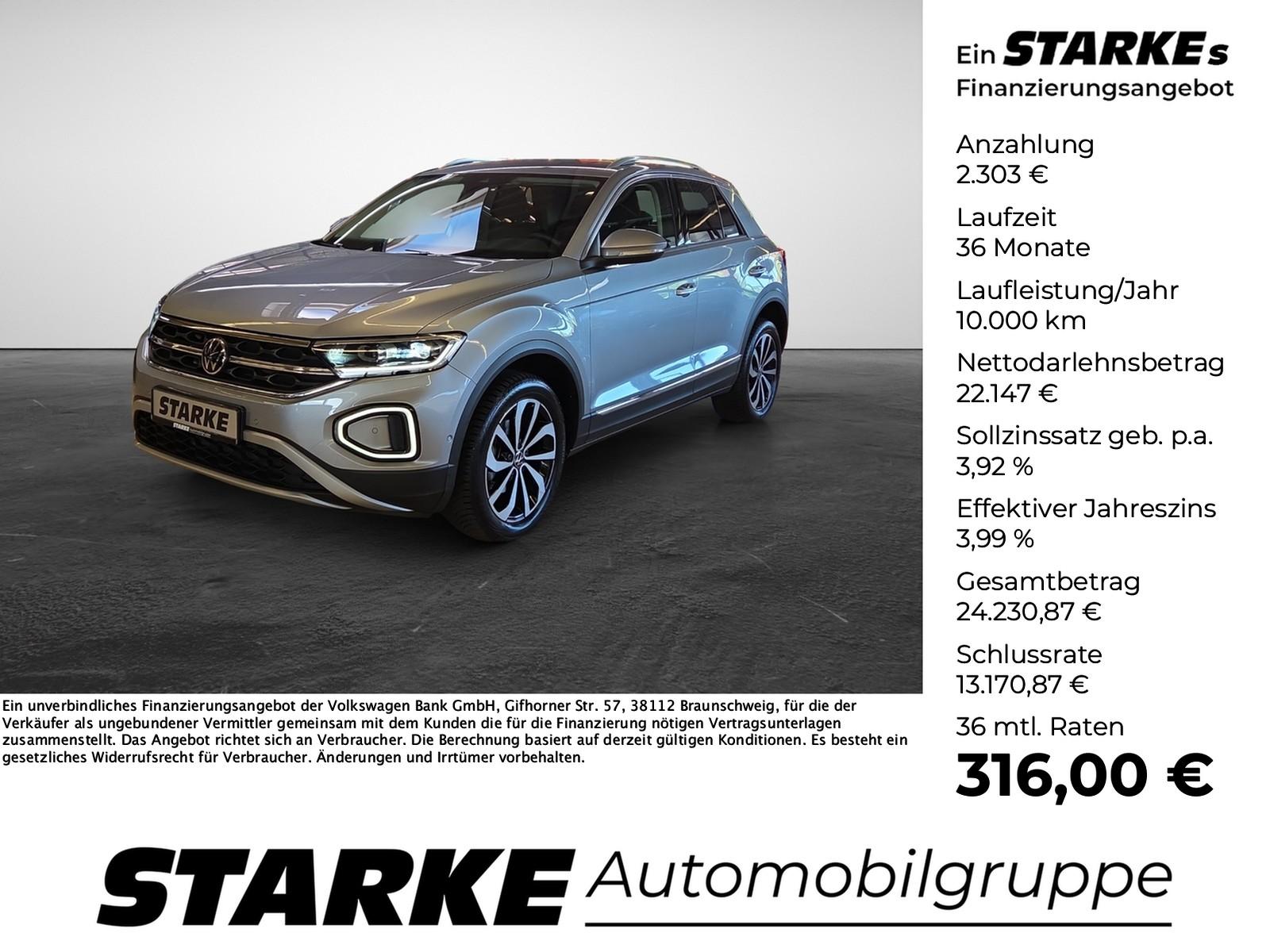 Volkswagen T-Roc 1.5 TSI Style LED Navi AHK Kamera