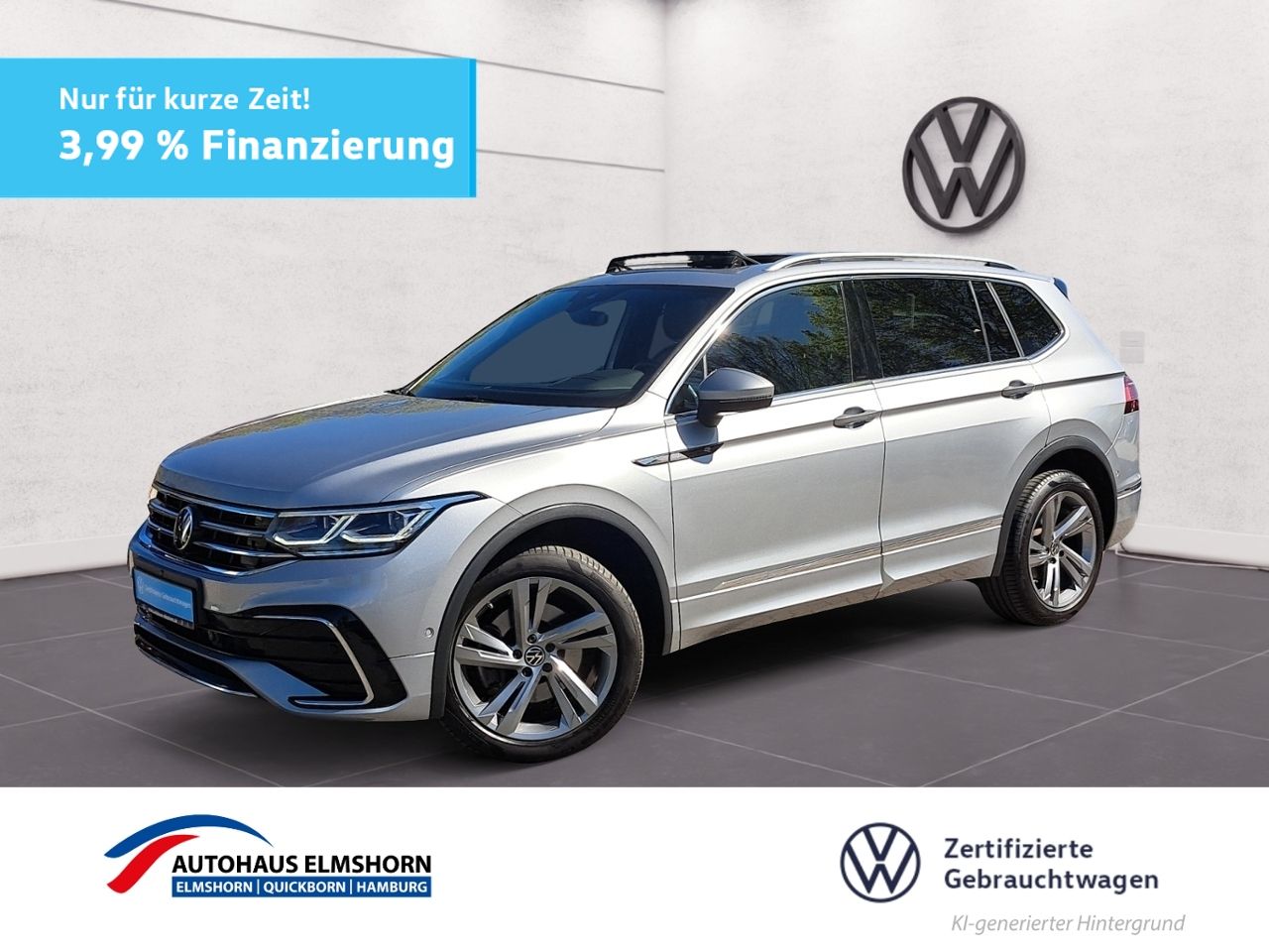 Volkswagen Tiguan Allspace R-Line 2.0 TDI DSG 4Motion 3,99%
