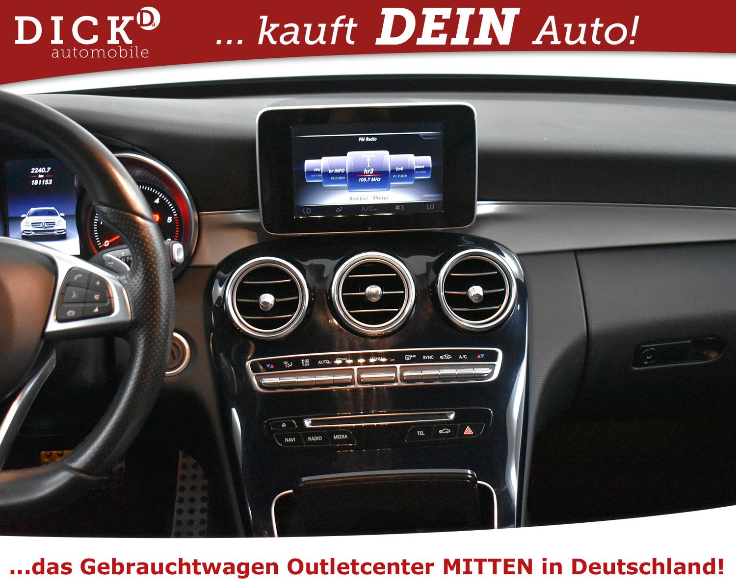 MERCEDES-BENZ C 200d AMG Line MEMO+NAVI+SHZ+LED+TEMP+BURM+PARK - Image 13