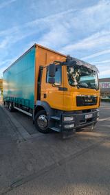 MAN Stapler Bau Maschinentransporter Rampe  - Maschinentransporter