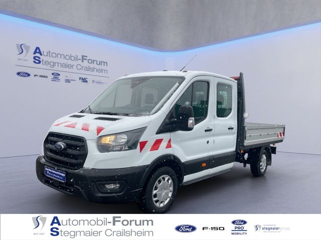 Ford Transit Pritsche Doka 350 L3 *AHK*KLIMA*BEIFAHRE