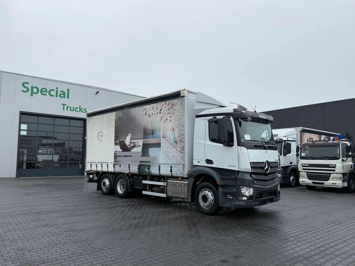 Mercedes-Benz Antos 2640 6x2 Euro 6 - Schuifzeil - Schuifdak 