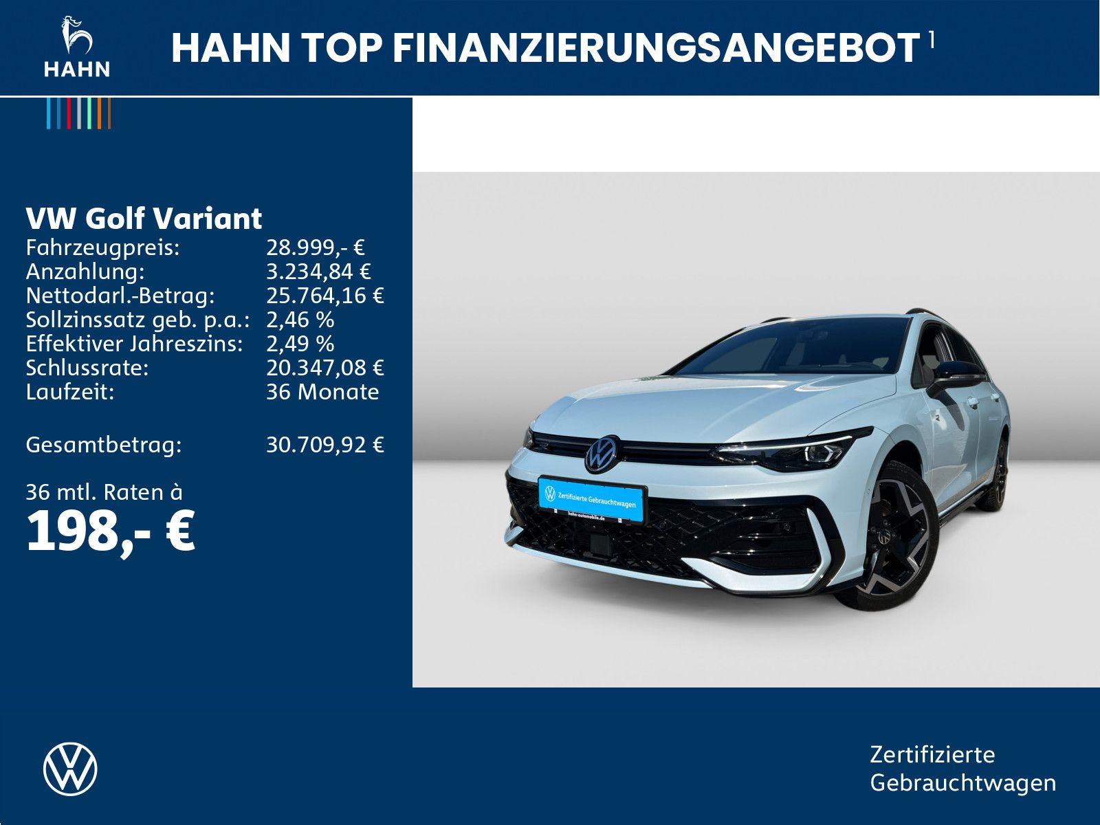 Volkswagen Golf Variant 1.5eTSI DSG R-Line Black Style 360° foto 2