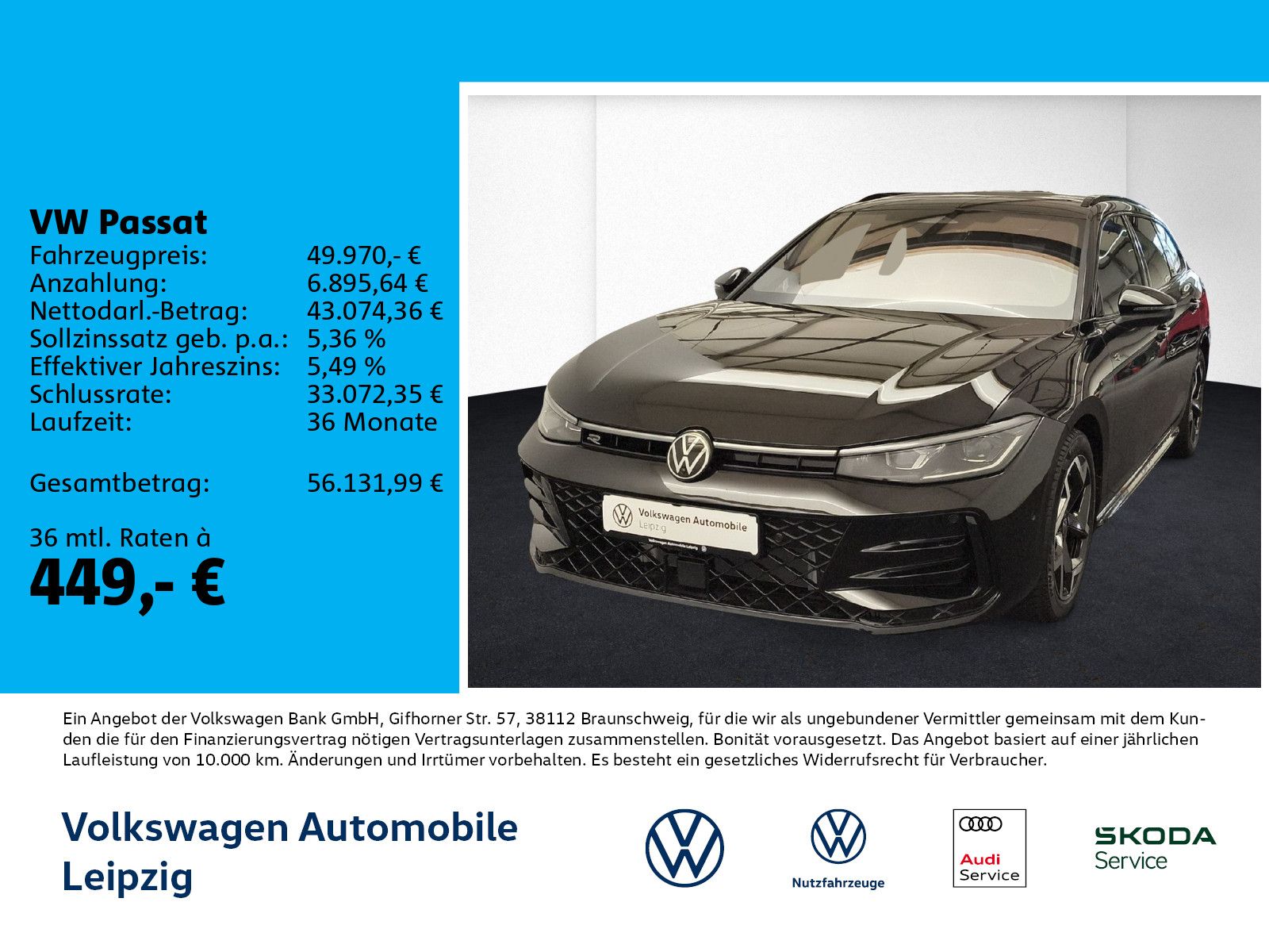 VW Passat R-Line 2.0 l TDI 4MOTION 142 kW DSG