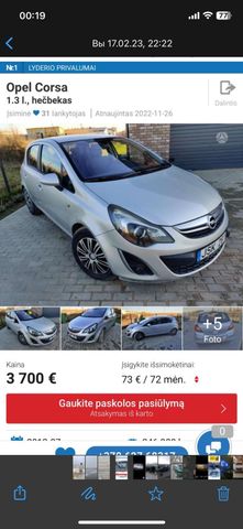 Opel opel corsa