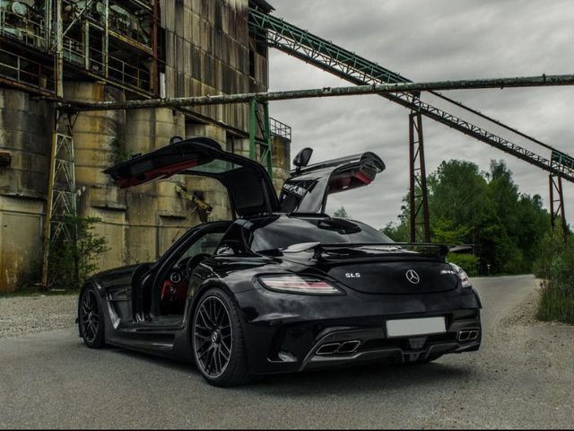 Mercedes-Benz SLS AMG Coupe Black Series Paket KW V3 HLS Lift