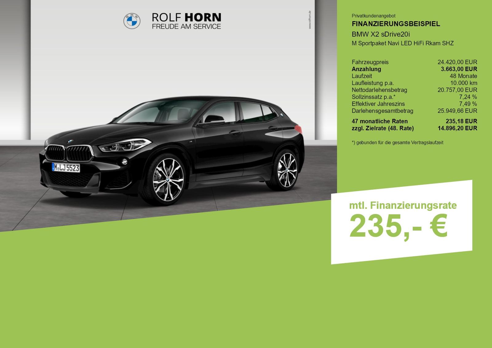 BMW X2 sDrive20i M Sportpaket Navi LED HiFi Rkam SHZ, миниатюра 3