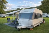 Hobby Ontour 390 SF Mover Klima Sonnenvorzelt - Hobby Wohnwagen Klimaanlage Mover