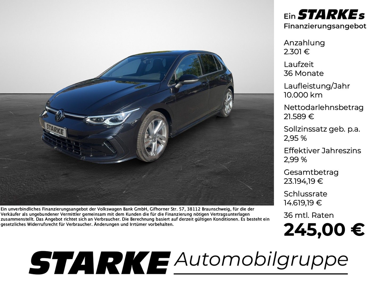 Volkswagen Golf 1.5 eTSI DSG R-Line  AHK Navi LED Kamera PD