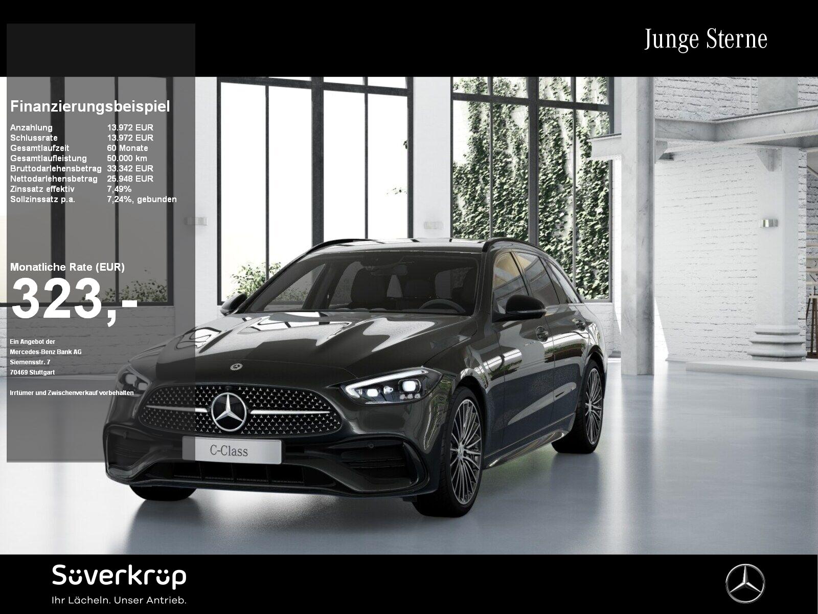 Mercedes-Benz C 200 T d , AMG NIGHT MEMO 360 DISTR KAMERA SPUR