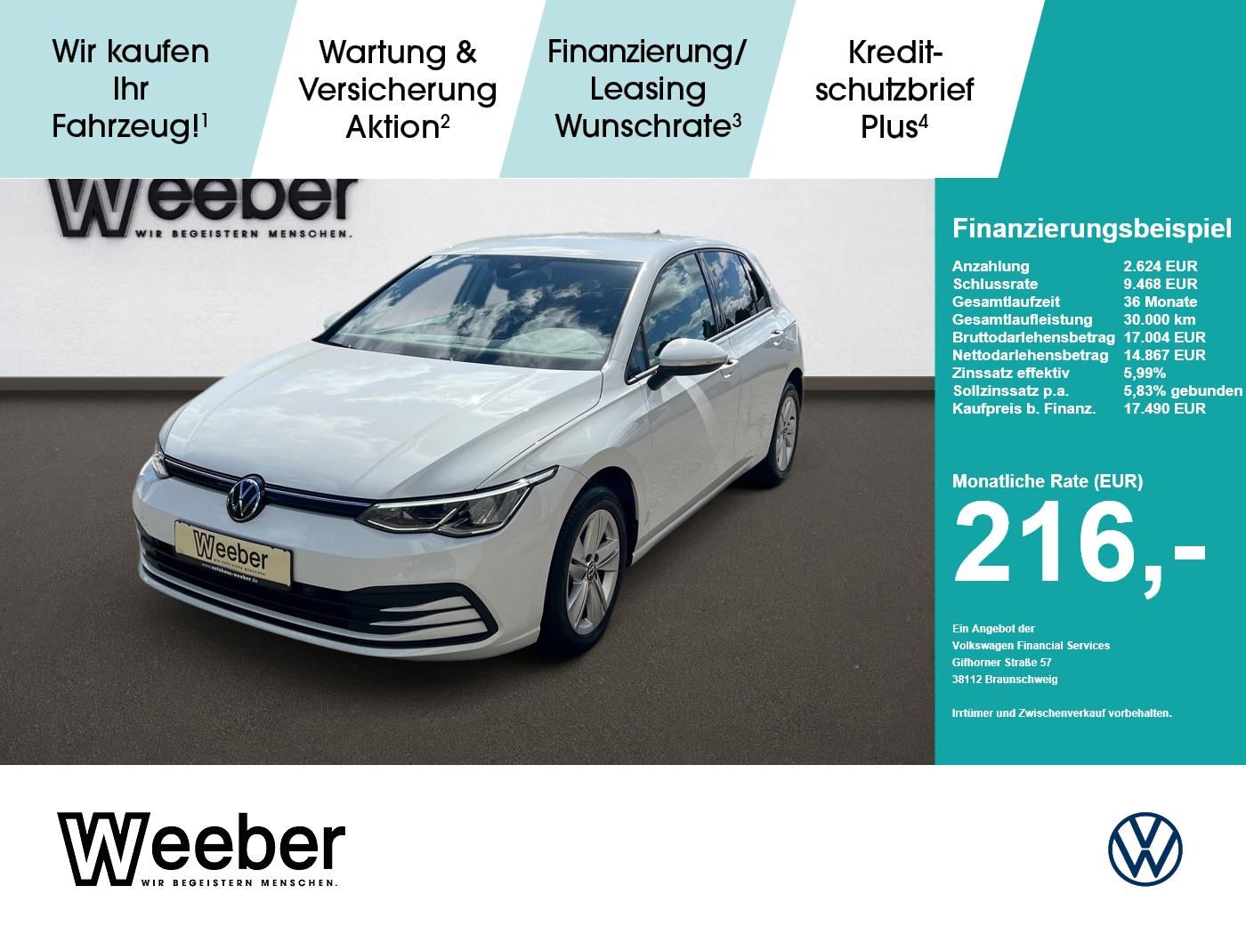 Volkswagen Golf Life *KAMERA*ACC*NAVI*SHZ*APP CONNECT*
