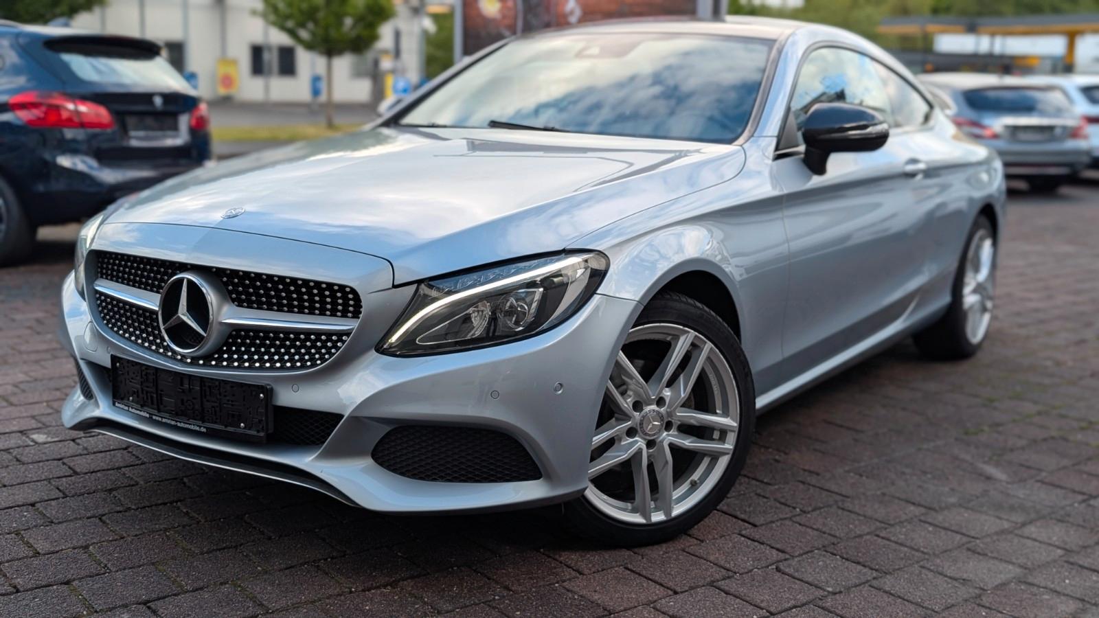 Mercedes-Benz C 180 C Coupe, Navi groß,Automatik,RFK,Teilleder