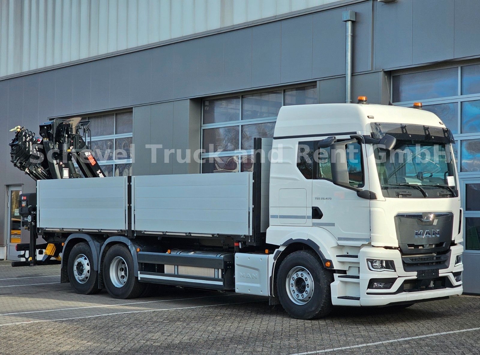 Fahrzeugabbildung MAN TGS 26.480 Baustoffpritsche+ HIAB 258 -7 /6x2/LL