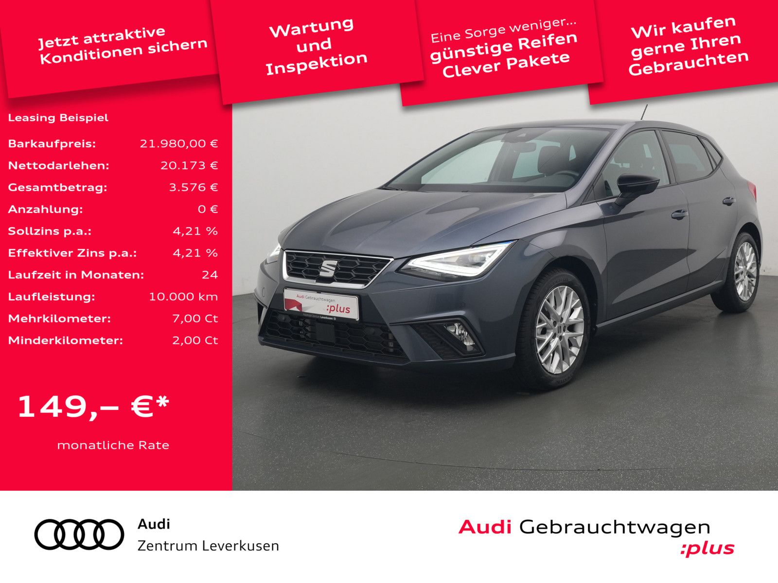Seat Ibiza FR LED KAM SHZ VIRT KLIMA NAVI