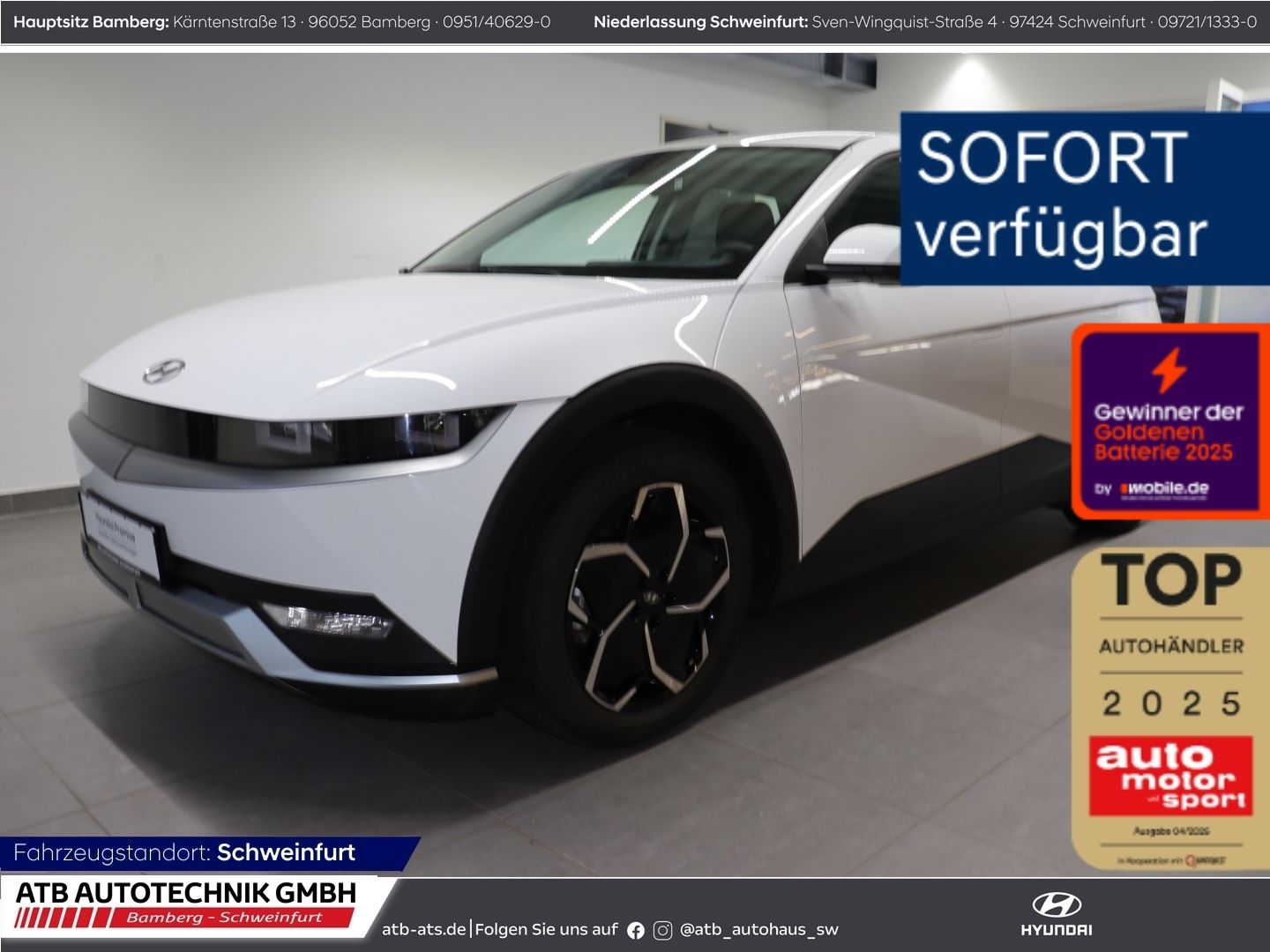 Fahrzeugabbildung Hyundai IONIQ 5 77,4 kWh 98,3% SOH 2WD Navi LED Apple Ca
