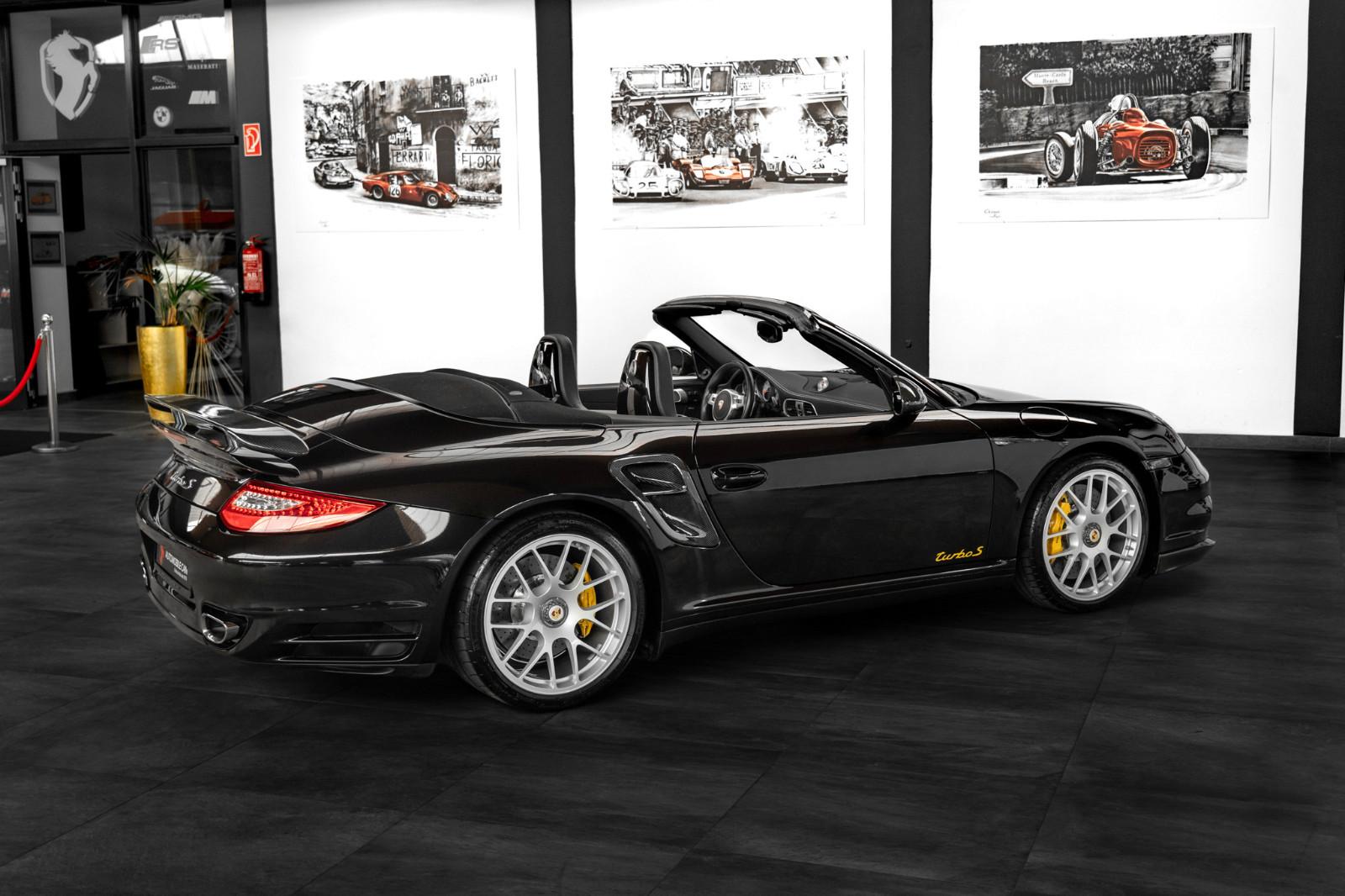 Porsche 911 997 Turbo S Cabriolet 530 ch • PDK • Porsche Exclusive Manufaktur • Carbone • PCCB