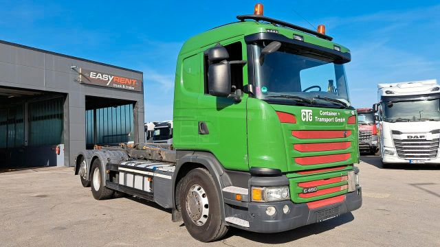 Scania G450 6x2 / LIFT/LENKACHSE /MEILLER ABROLLER FUNK