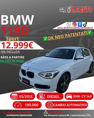 BMW Bmw 118d 5p. Sport