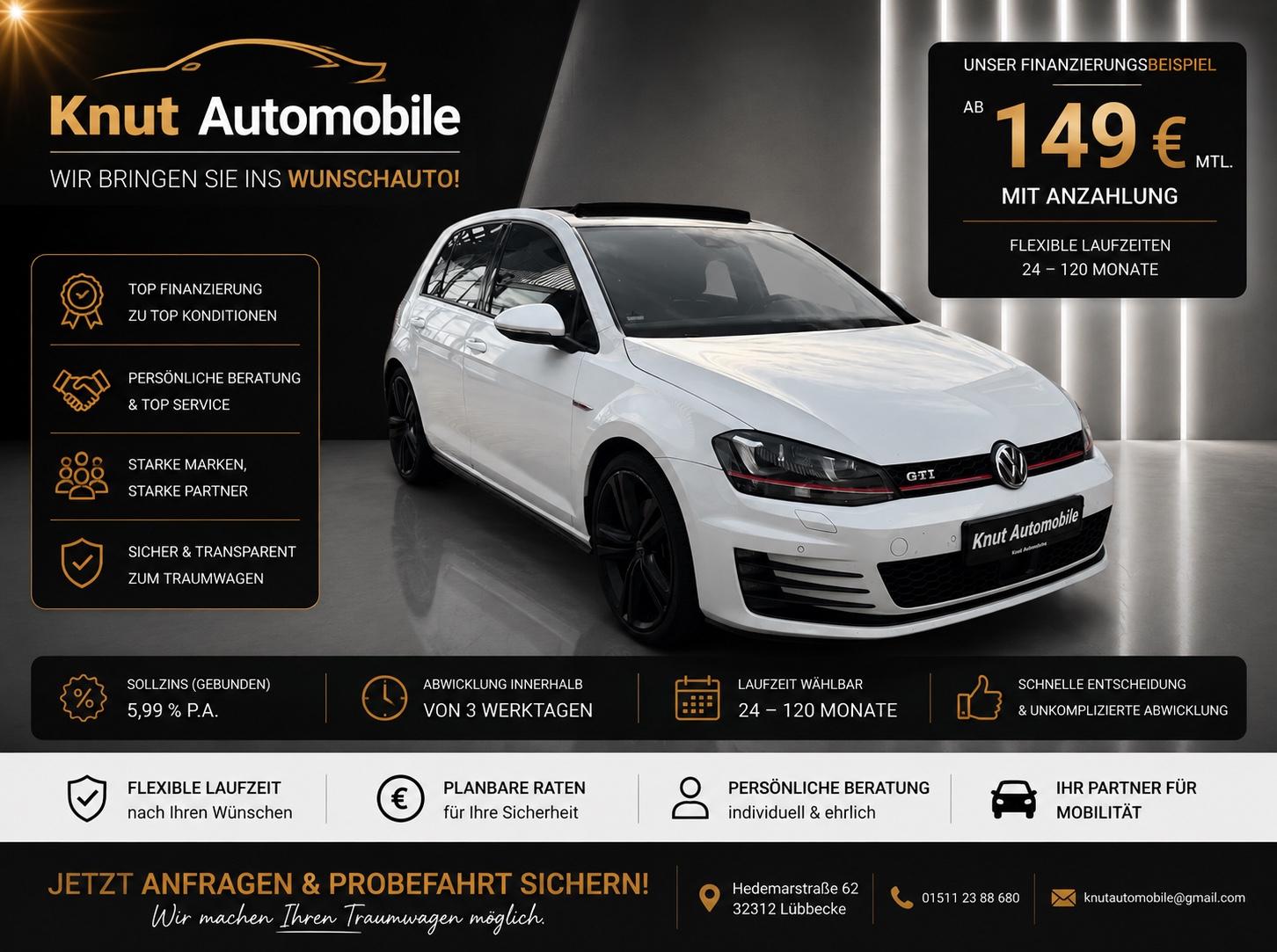 Volkswagen Golf VII GTI 2.0L *Pano*ACC*DCC*Navi*ScheckH*