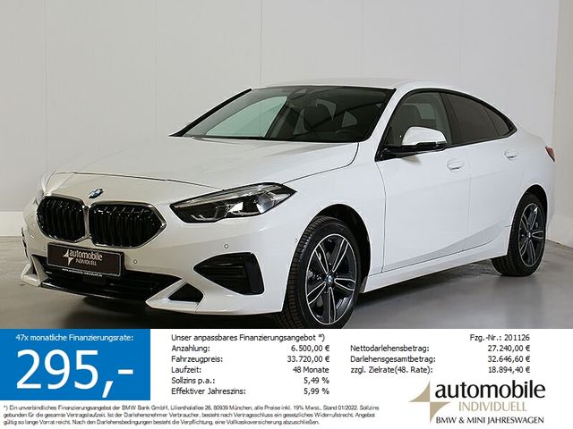 BMW 218i Gran Coupé Sport Line DKG LiveCockpit DAB