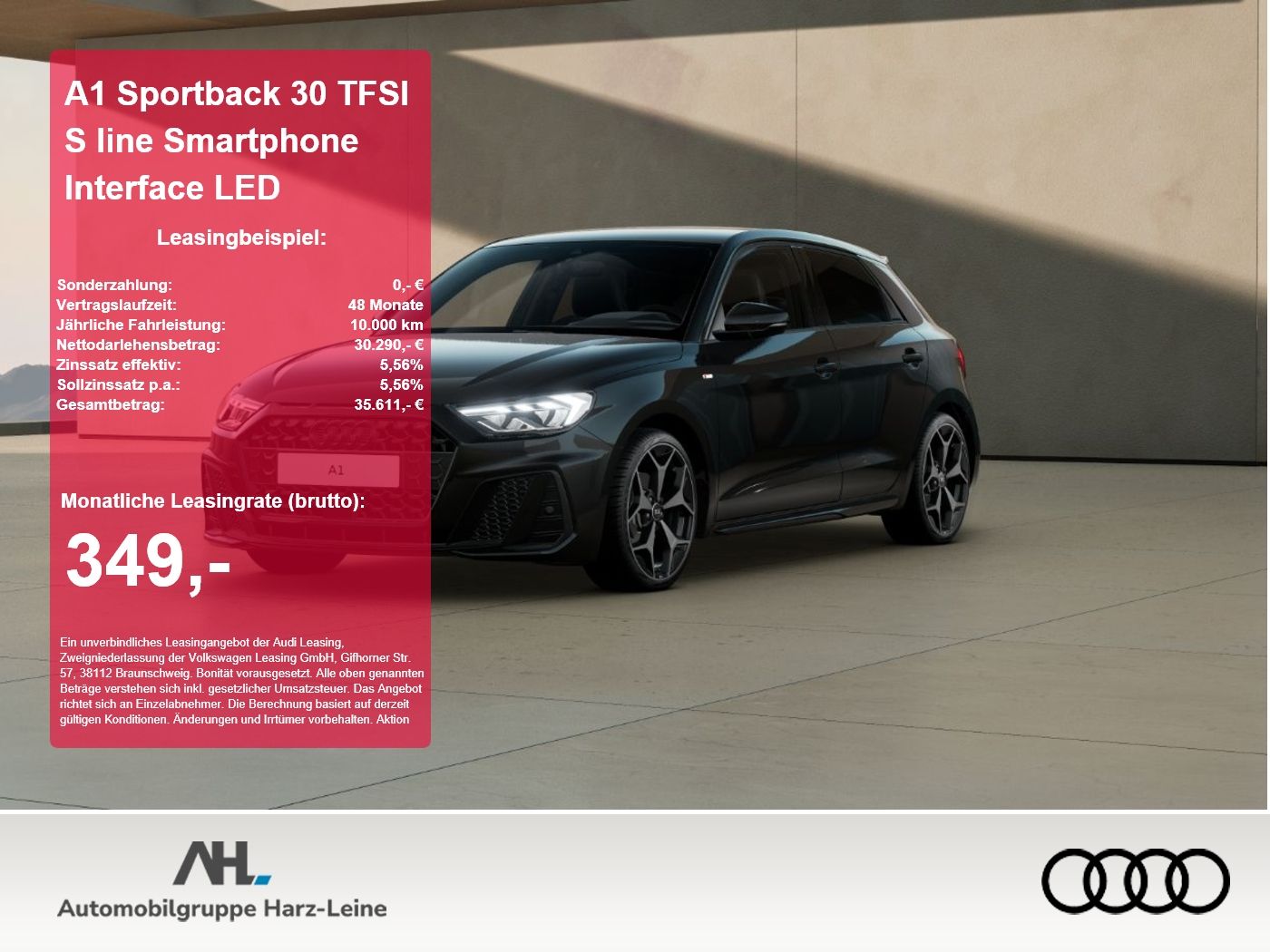 Audi A1 Sportback 30 TFSI S line Smartphone Interface