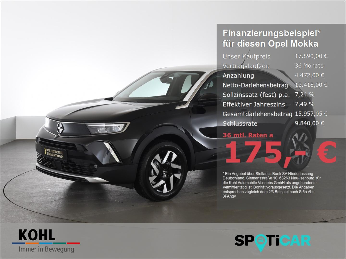 Opel Mokka Elegance 1.2 Turbo 130 PS PDCv+h SHZ Klima