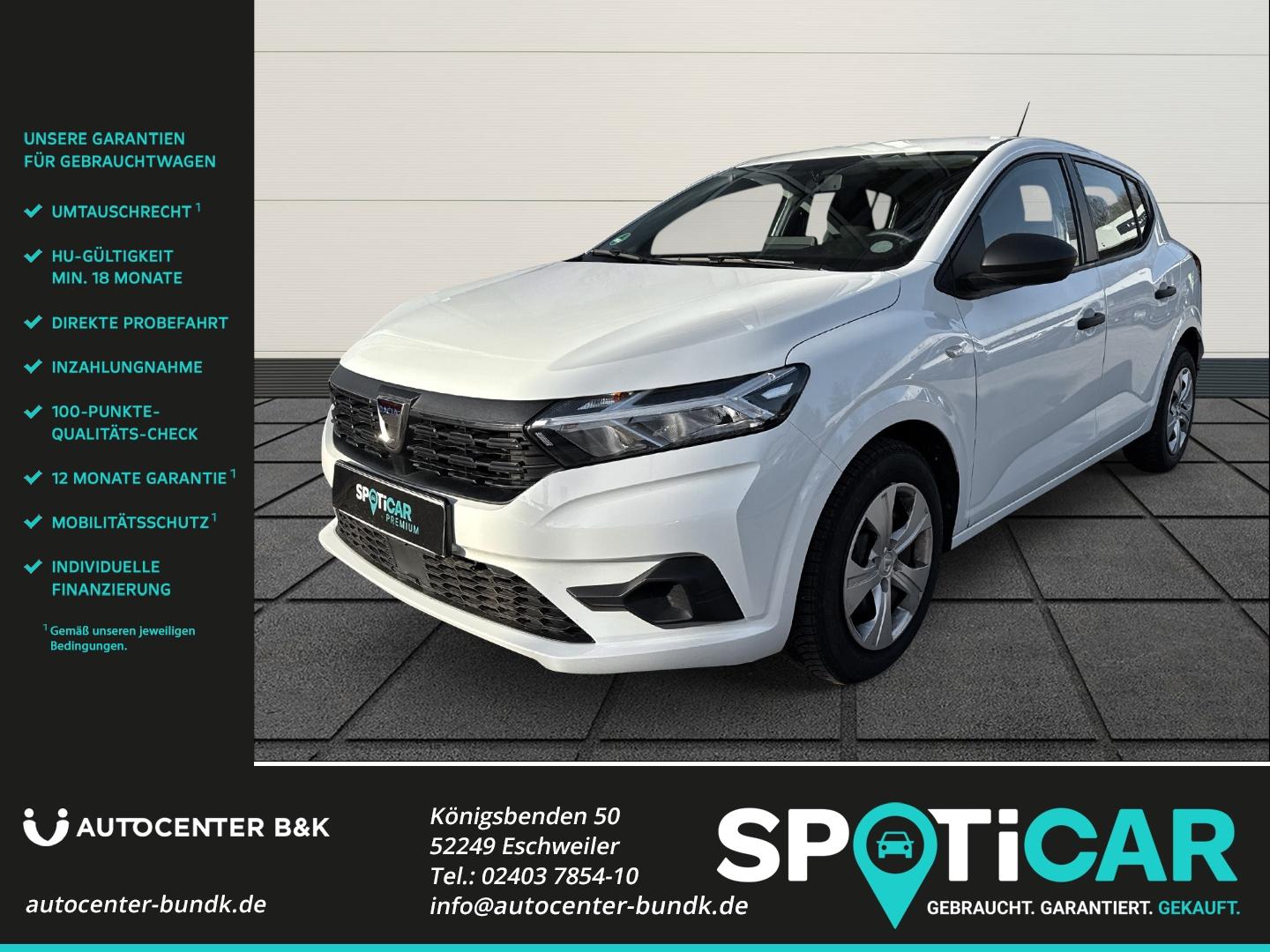 Dacia Sandero III Essential Winterräder Notbremsass. T