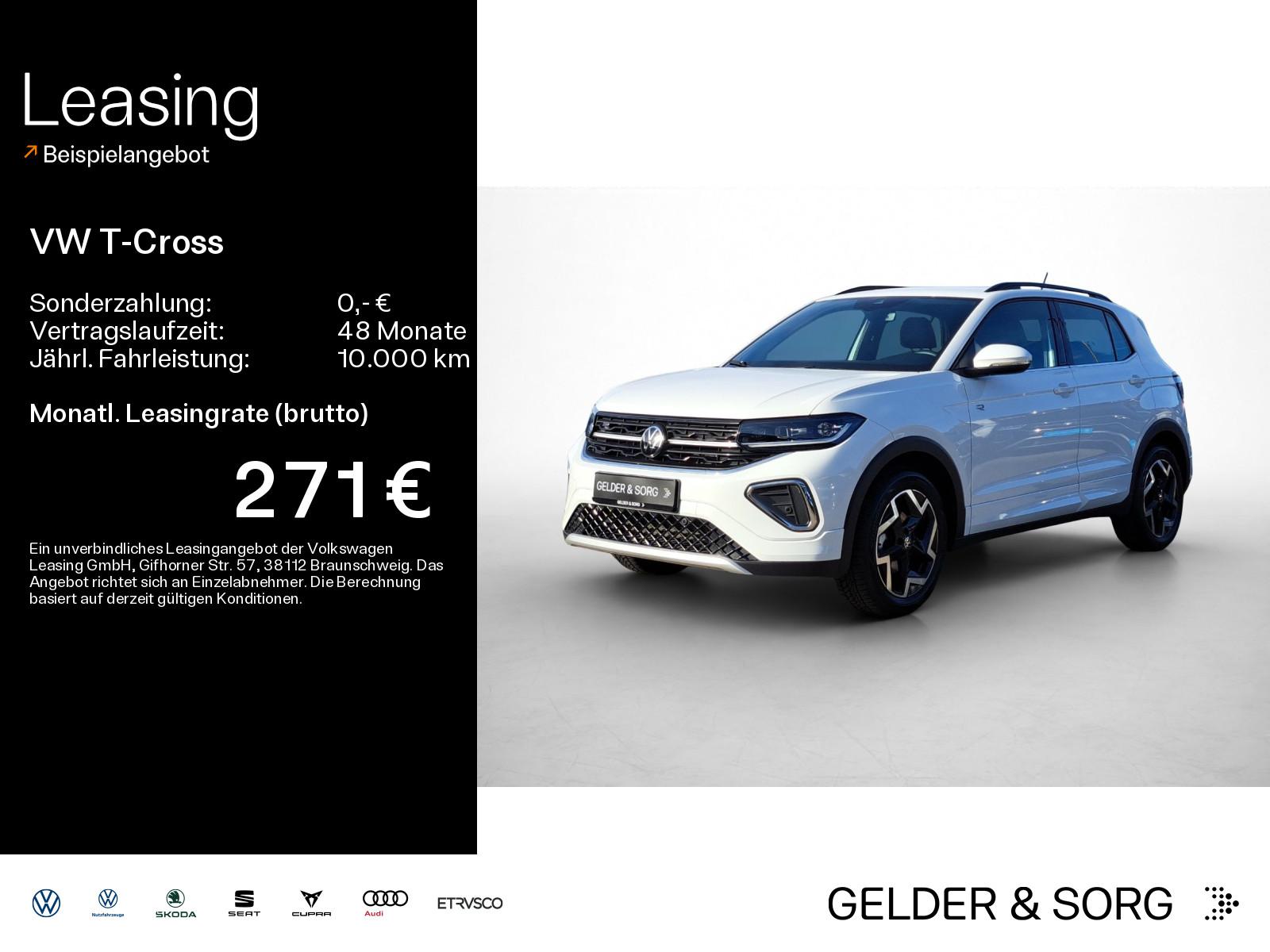 Volkswagen T-Cross 1.0 TSI R-Line RFK*Matrix*Navi*ACC*AHK