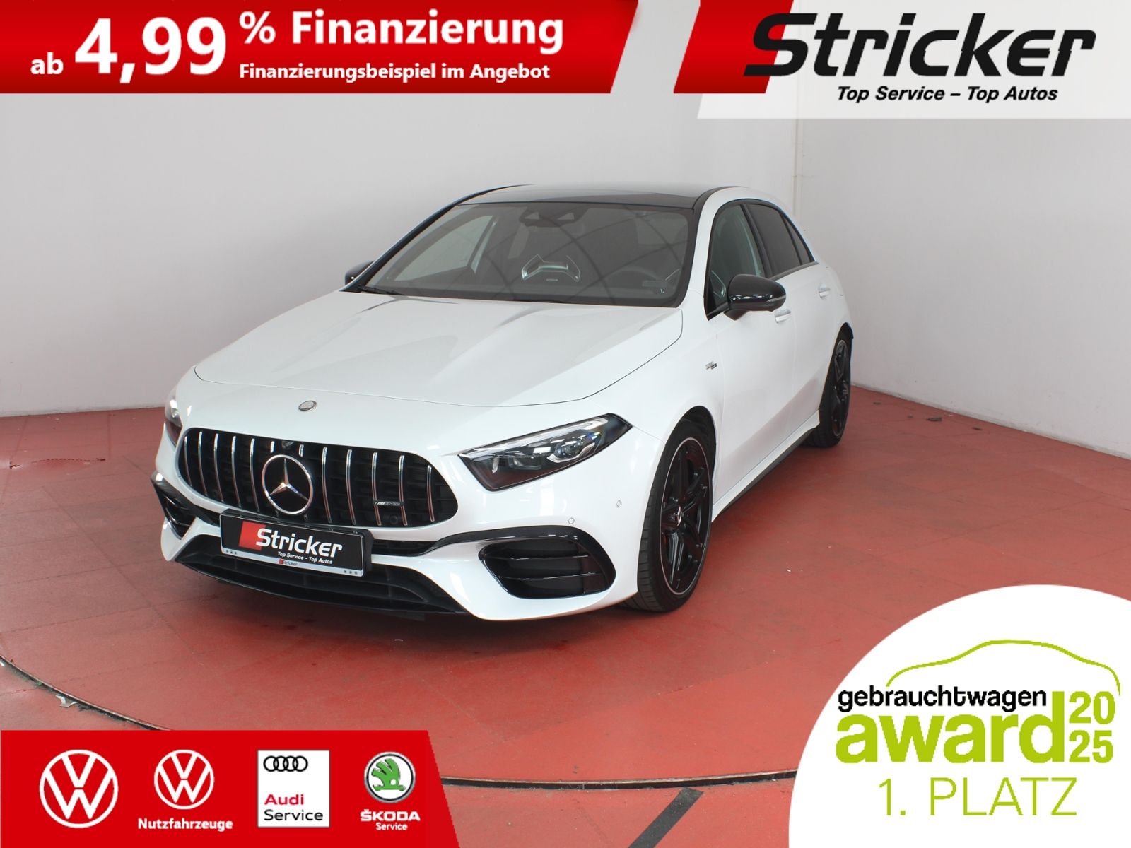 MERCEDES-BENZ A 45 AMG  S 582,-ohne Anzahlung Navi Pano HeadUp