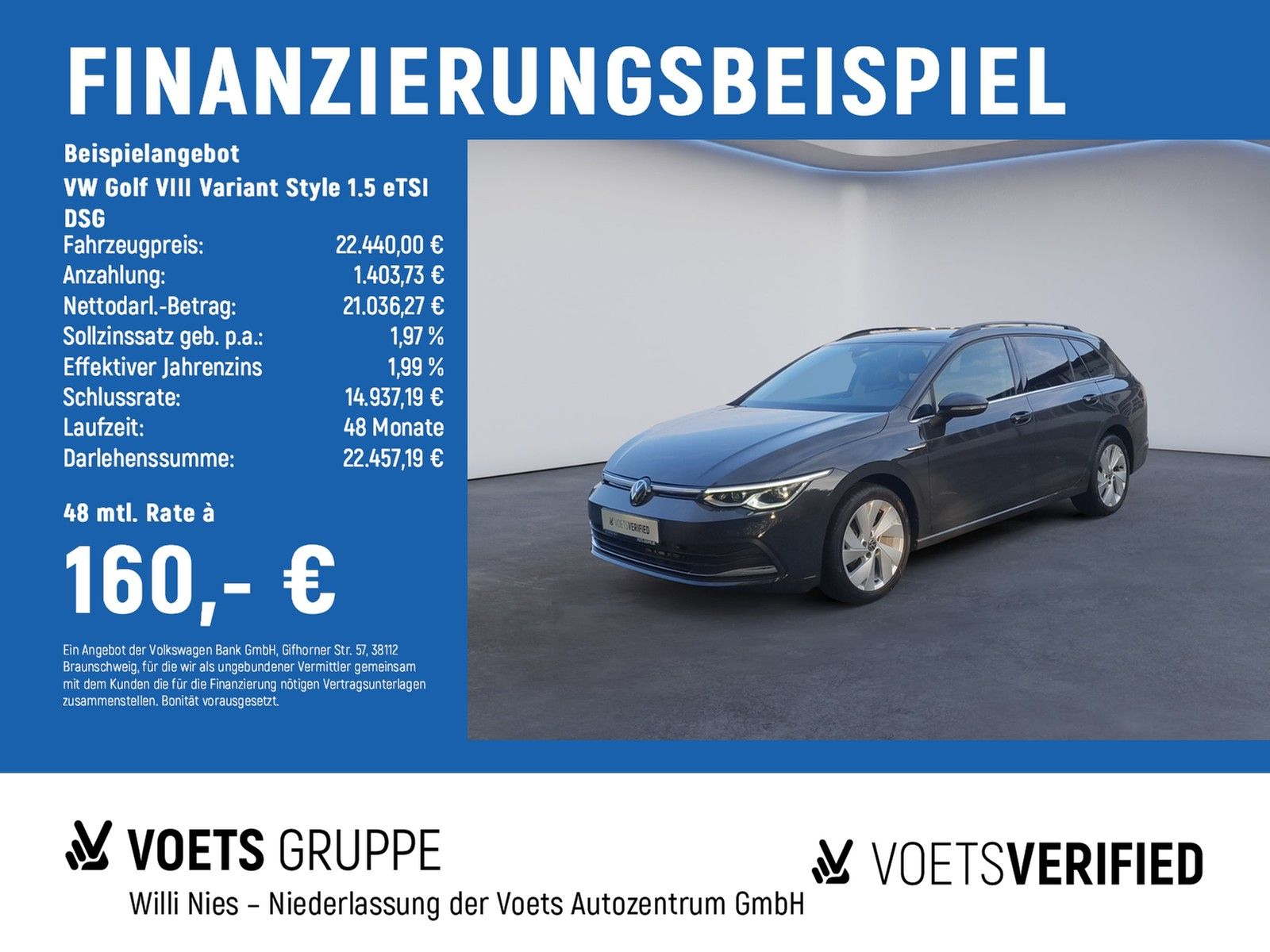 Volkswagen Golf VIII Variant Style 1.5 eTSI DSG NAVI+SHZ+Ap