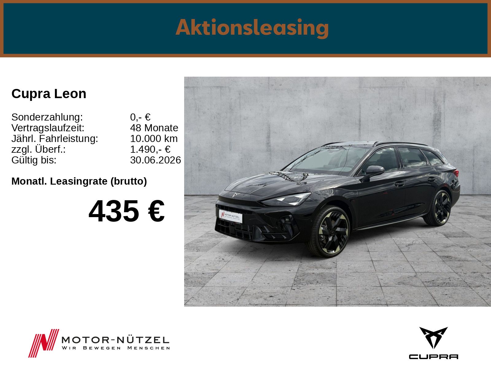 Cupra Leon SportstourerTribe Edition 2.0 TSI 204 PS