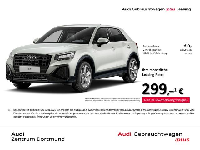 Audi Q2 30 S LINE BLACKPAK AHK ACC LM17 EKLAPPE NAVI+