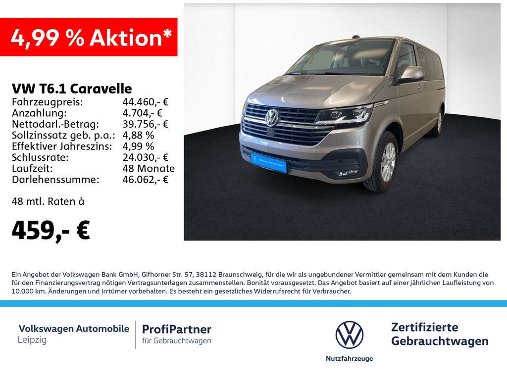 Volkswagen T6.1 Caravelle *AHK*ACC*LED*8-Sitze*APP*PDC