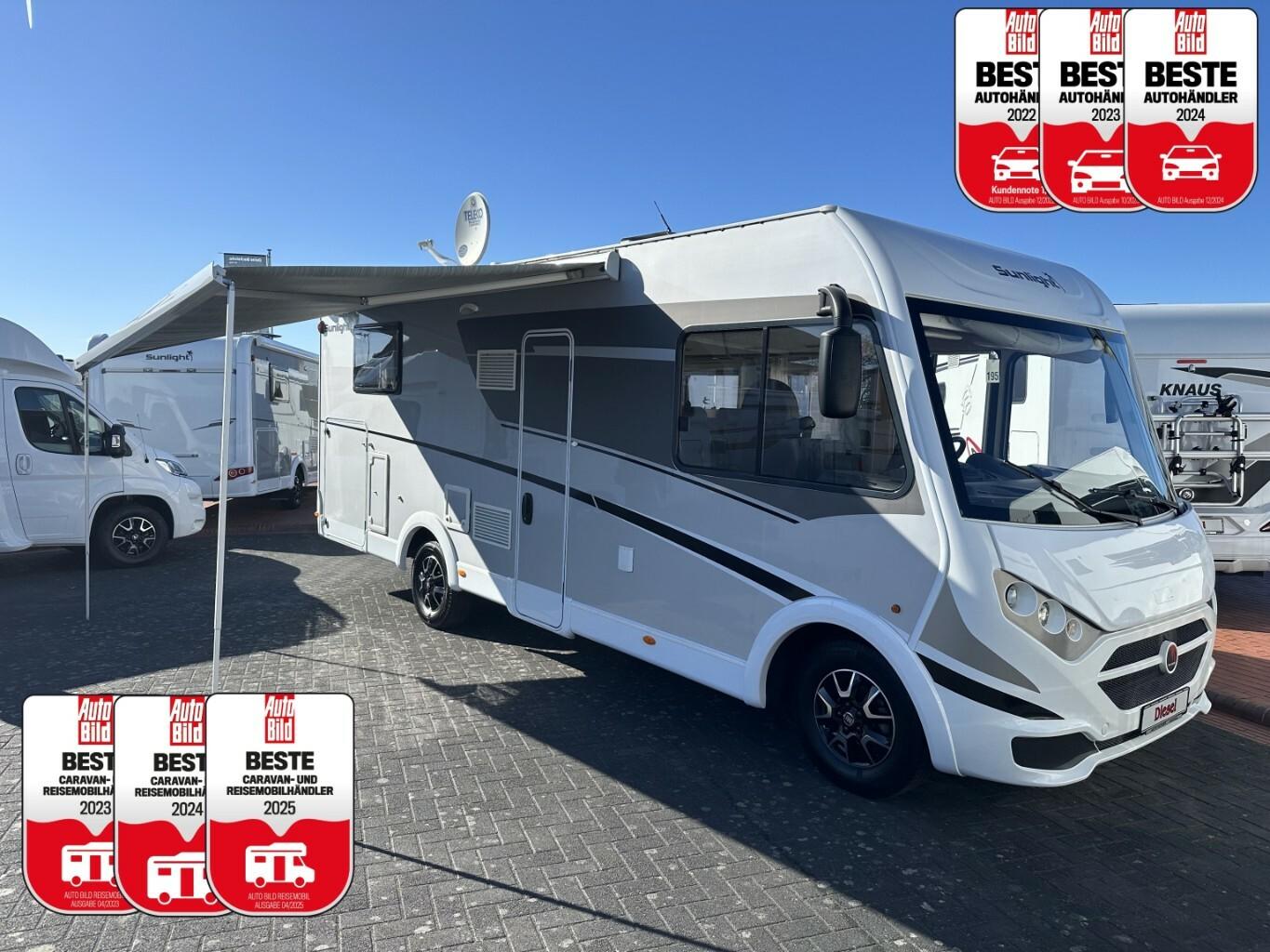 Sunlight I68 Active +130kw!!+2xKlima+SAT/TV+Solar+Markise