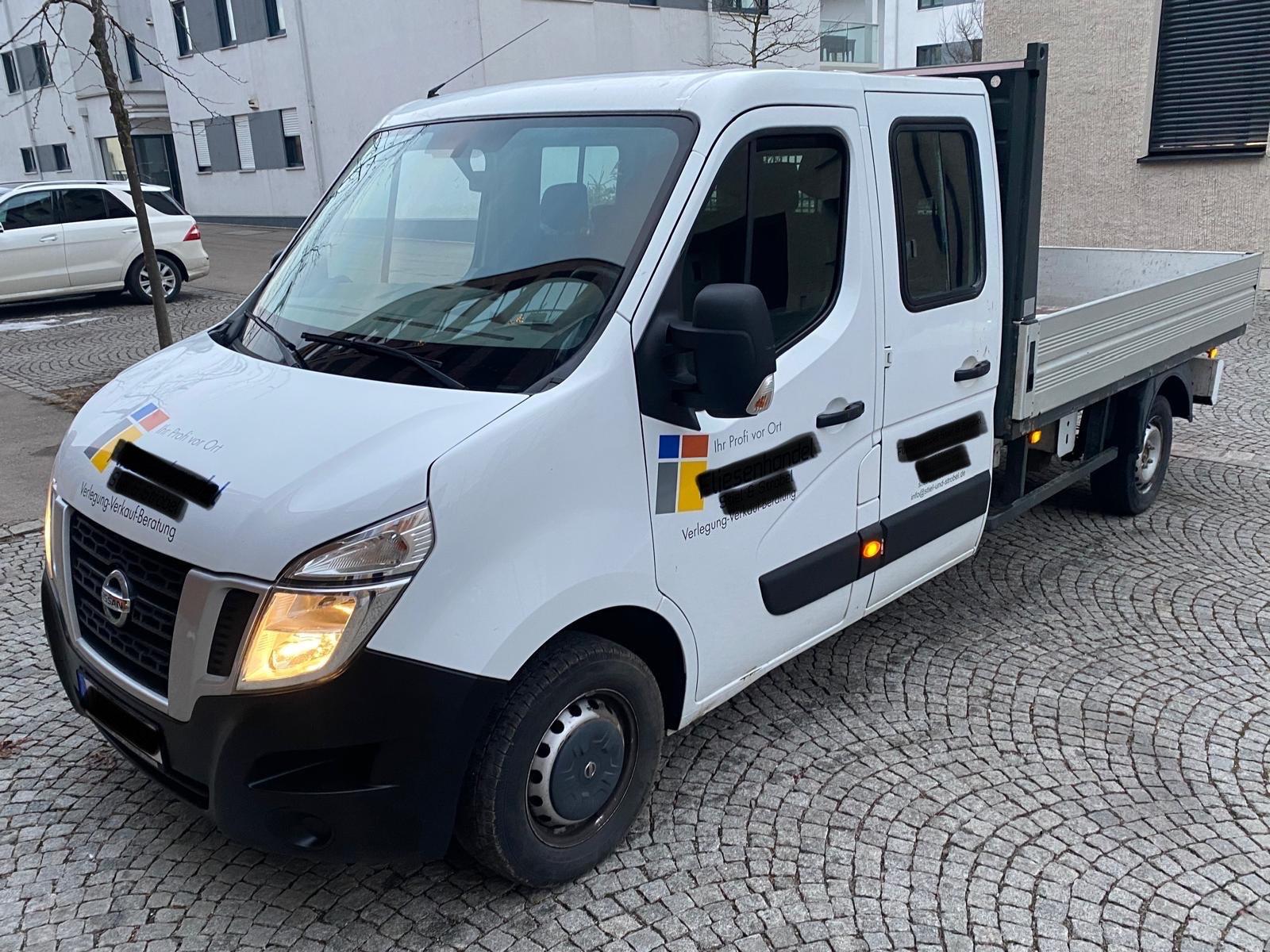 Nissan NV400 Pritsche 2,3 Doppelkabine L3 Klima 7-Sitze