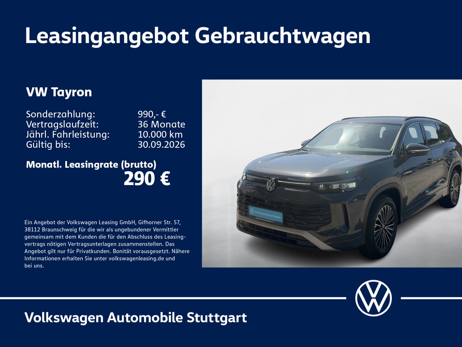 Volkswagen Tayron Life 1.5 eTSI DSG 7-Sitze Navi Kamera AHK