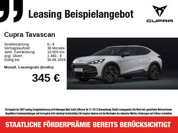 Cupra Leasingangebot: Cupra Tavascan VZ *HuD*Glasdach*ACC*R-CAM*WärmeP*SHZ*