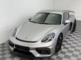 Porsche Cayman GT4|2.Hand|PDLS+|Approved|Clubsport-Schal - silberne Porsche Cayman