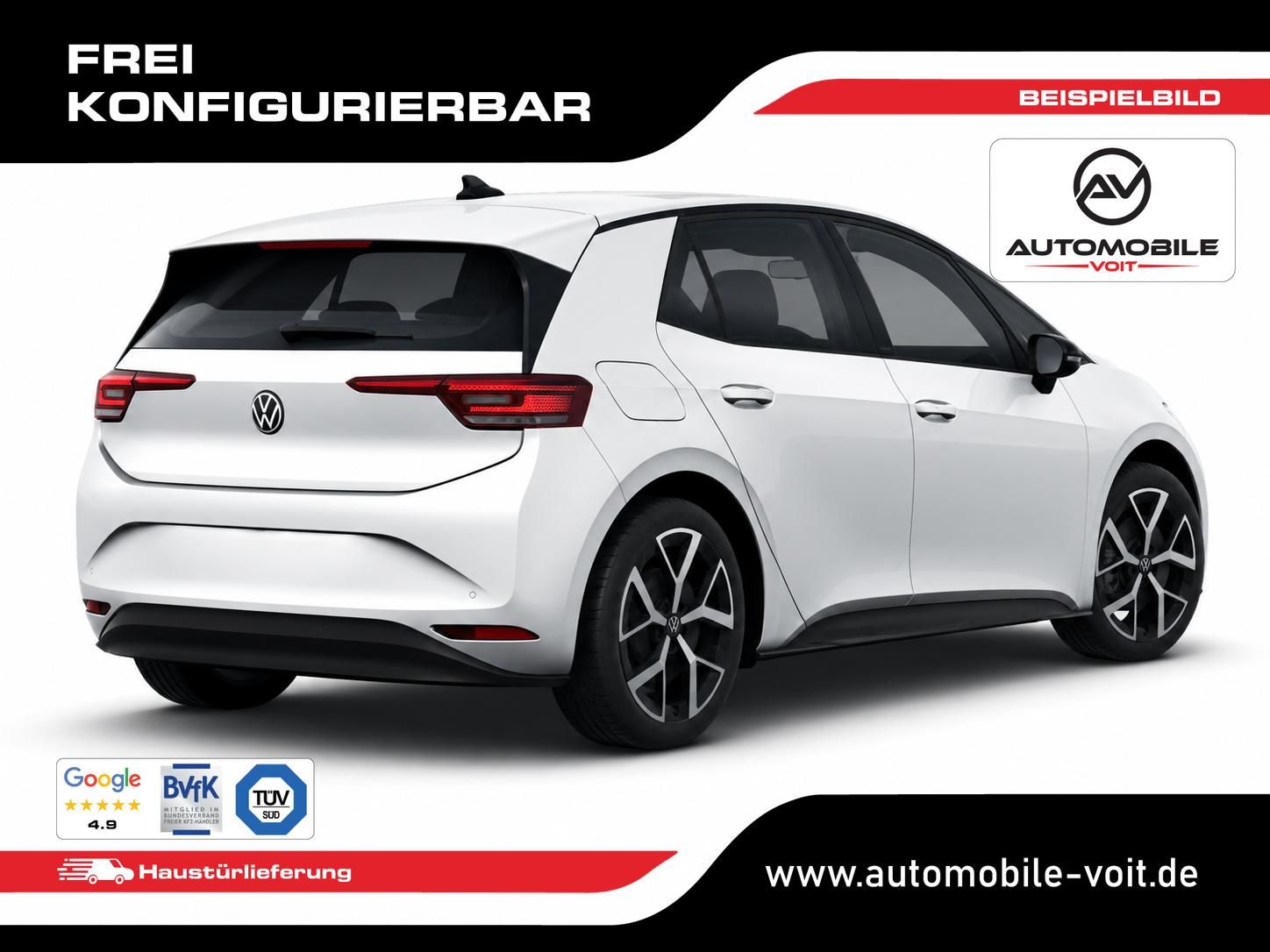 Volkswagen ID.3 Trend 125KW (170 PS) 50 kWh ACC+APP-CONN... imagem 2