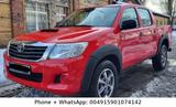 Toyota Hilux 2.5d 4x4  Klima AHK  dOK115 - rote Toyota Hilux