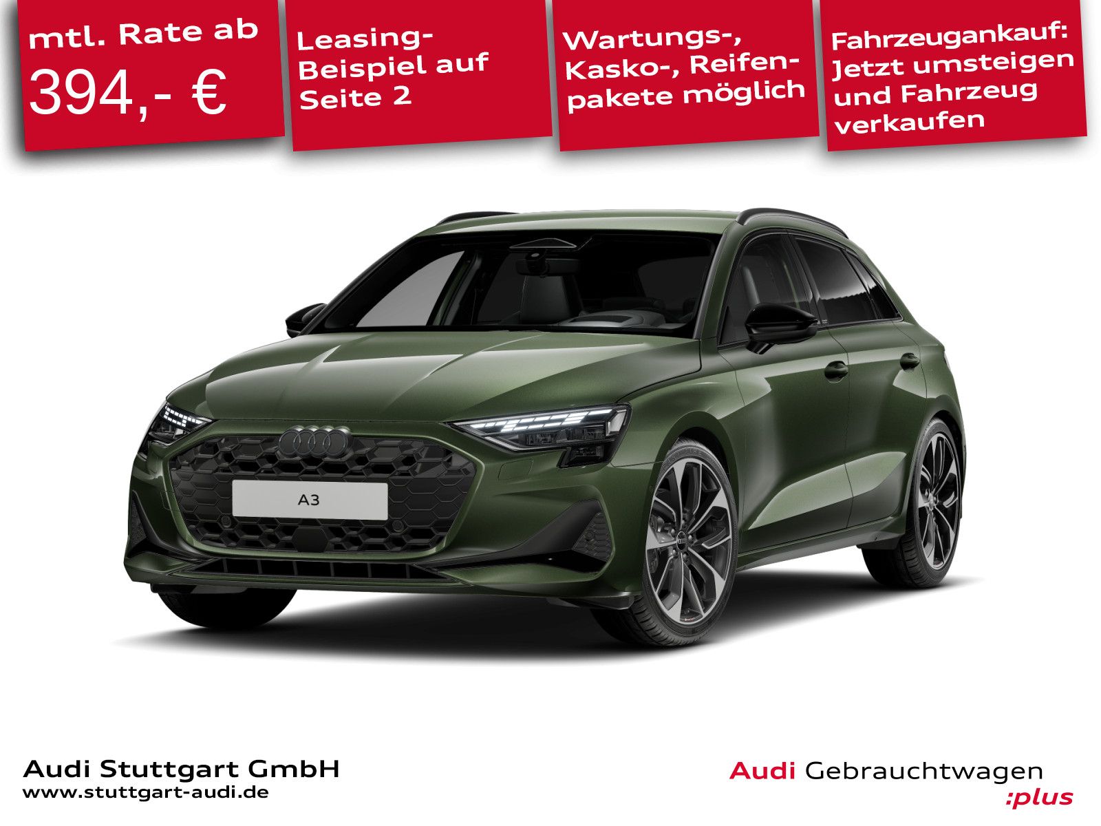 Audi A3 Sportback TFSI quattro 150 kW S tronic