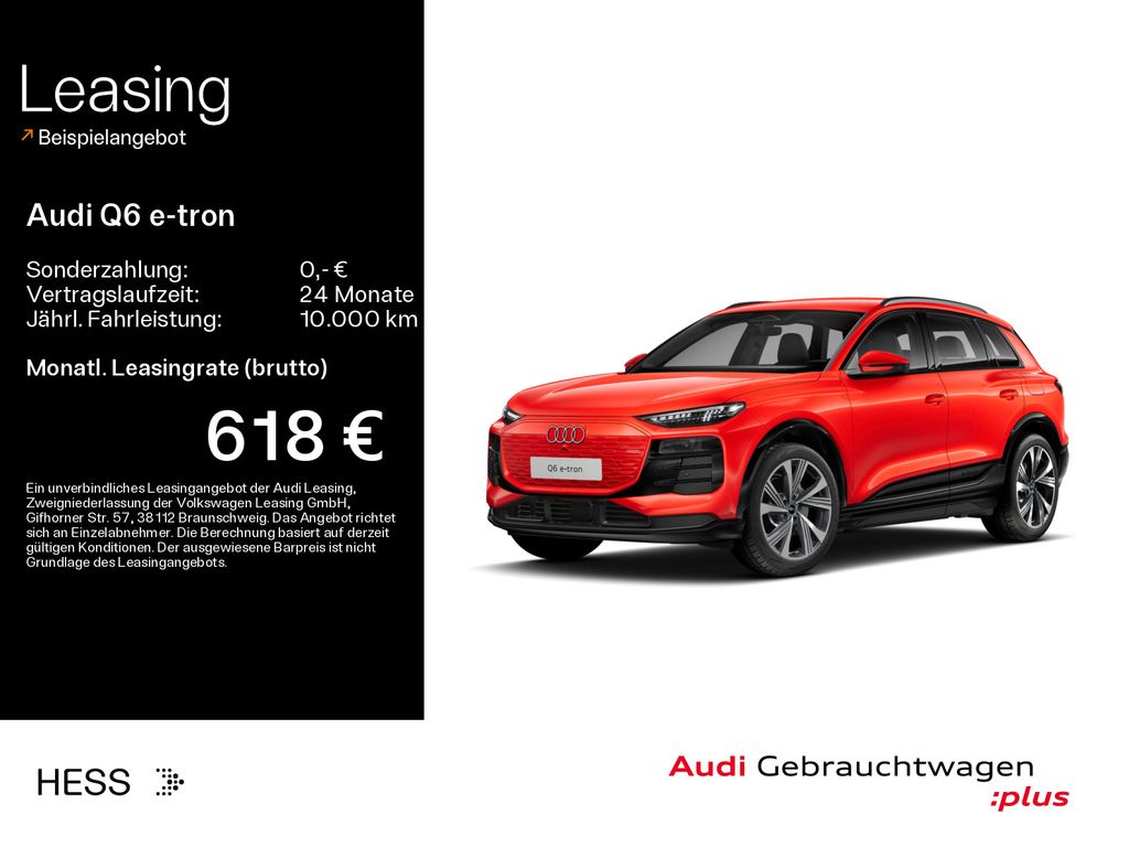 Audi Q6 e-tron quattro advanced*0,25%*MATRIX*HUD*LUFT