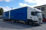 Scania R440 PDE / TANDEM / ZESTAW PRZESTRZENNY 120m3 / - Tieflader Tandem